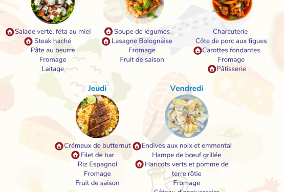 Au menu du foyer