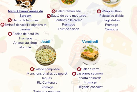 Au menu du foyer