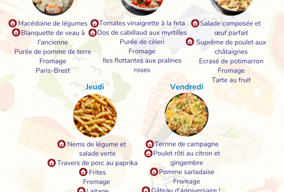 Au menu du foyer