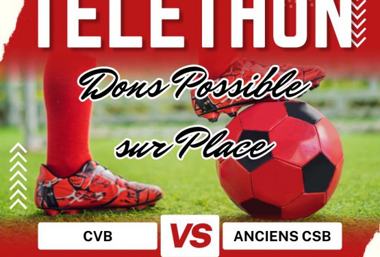 Match de gala du CVB en faveur du Téléthon