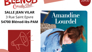 Amandine Lourdel au Blénod Comedy Club