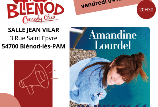 Amandine Lourdel au Blénod Comedy Club