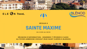 Réunion d'infos - Séjour à Sainte Maxime